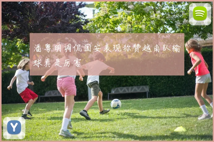 潘粤明调侃国安表现称赞越南队输球真是厉害